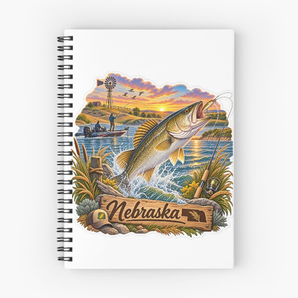 Item preview, Nebraska Hunting & Fishing designed and sold by Whimspired By Paxx.
