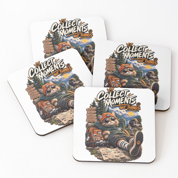 Item preview, Collect Moments Not Things Adventure Cat designed and sold by Joniba-Svz.