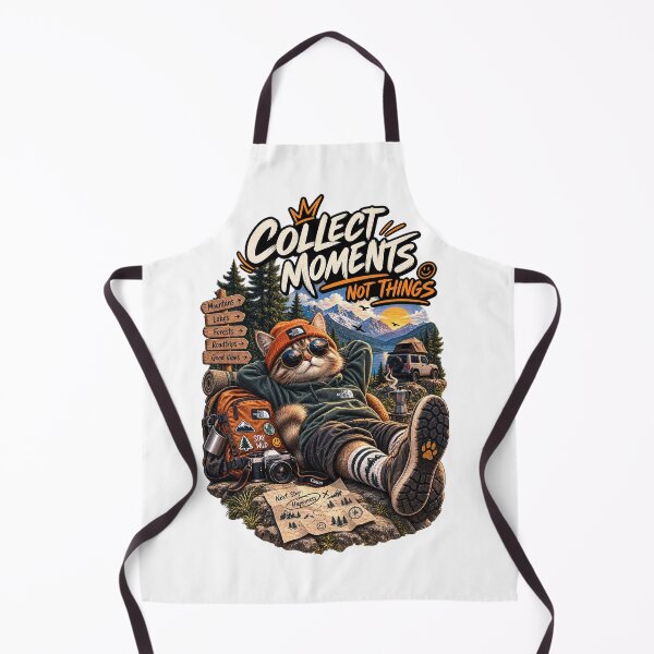 Item preview, Collect Moments Not Things Adventure Cat designed and sold by Joniba-Svz.