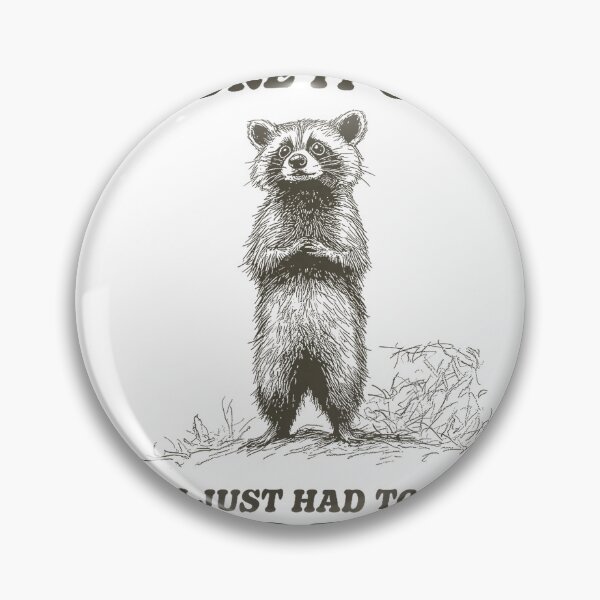 Item preview, Funny Cute Raccoon Anxious I Had to Panic Mental Anxiety T-Shirt designed and sold by MyAnimations.