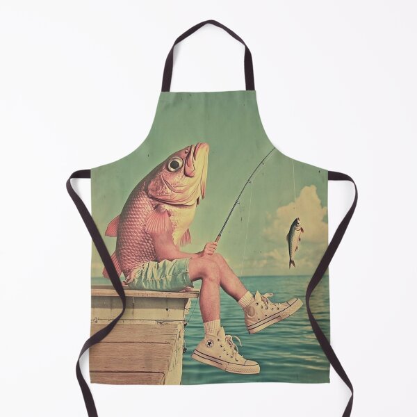 Item preview, Fish Fishing Fish designed and sold by NF Designs Studio DTF.
