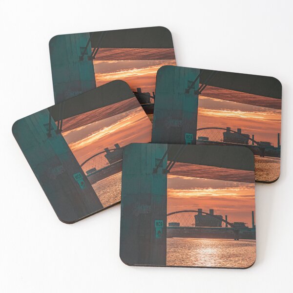 Item preview, Golden Sunset Framed Beneath Bridge Pillar designed and sold by Nightwindow.