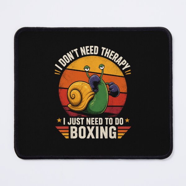 Item preview, I Dont Need Therapy I Just Need Boxing Funny Snail Boxer Design designed and sold by MiALopezArt.