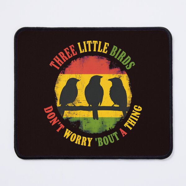 Item preview, Three Little Birds Don't Worry 'Bout A Thing designed and sold by ShophiaCrafts.