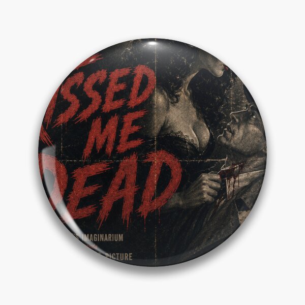 Item preview, She Kissed Me Dead – Lost 1948 Horror Noir Movie Poster designed and sold by mr. pinks Imaginairium.