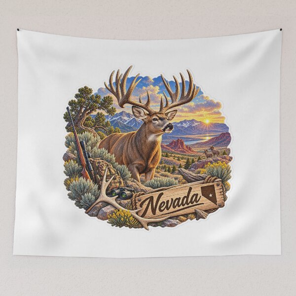 Item preview, Caza y pesca en Nevada designed and sold by Whimspired By Paxx.