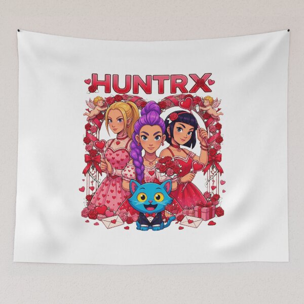 Item preview, Cute Anime Valentine Girls & Cat Design designed and sold by anayortwine.
