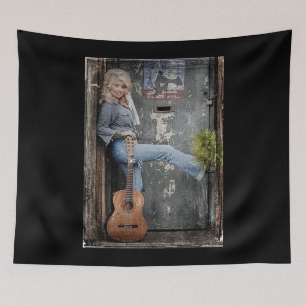 Item preview, Dollys Parton Vintage Guitar Men Women designed and sold by LeroyAshl.