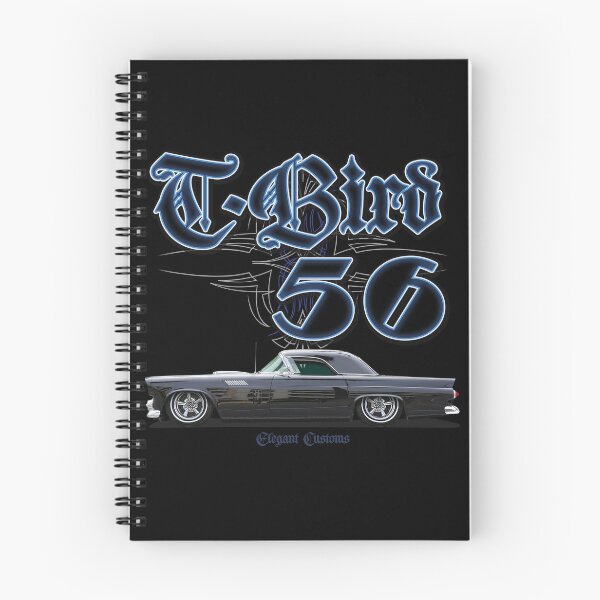 Item preview, 1956 Thunderbird 56 with text - Lowrider, Kustom, Hot Rod, Muscle Car designed and sold by Elegant Customs.