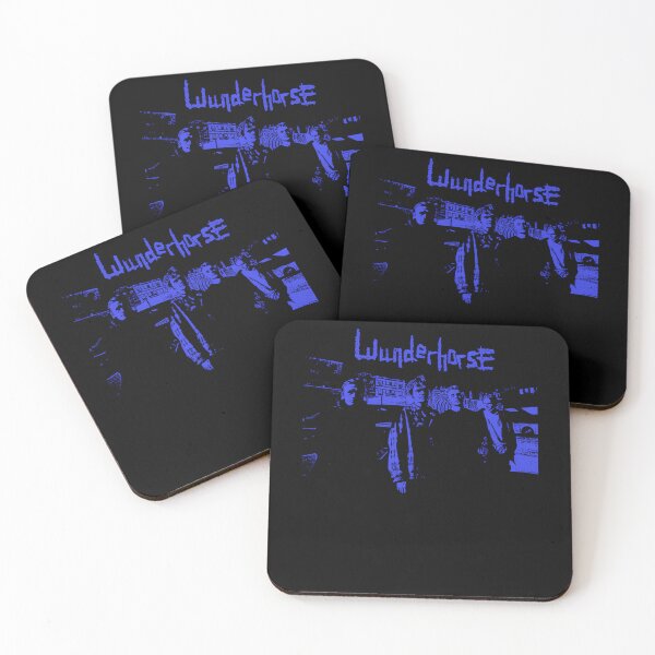 Item preview, Four Male Band Members Silhouette In Blue Tone designed and sold by chitrarth.