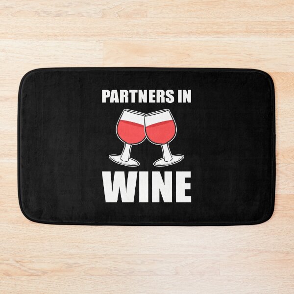 Item preview, Partners In Wine Toasting Glasses designed and sold by GenevieveWood.