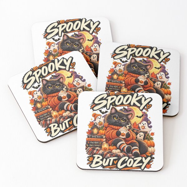 Item preview, Spooky But Cozy Halloween Cat designed and sold by Joniba-Svz.