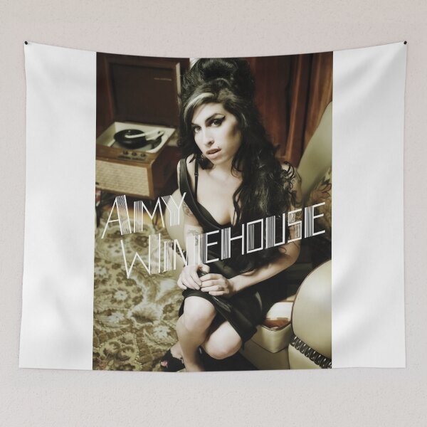 Item preview, Amy Winehouse Retro Soul Singer Portrait designed and sold by pioniksua.