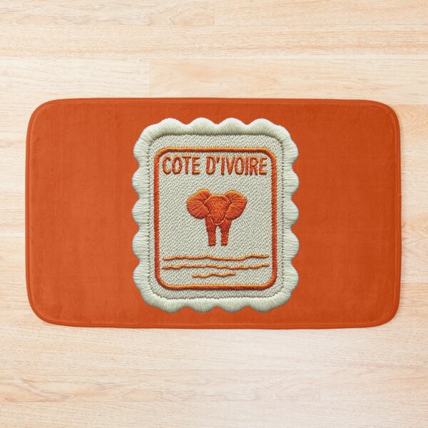 Item preview, Cote d'Ivoire Travel Patch Elephant Embroidered designed and sold by tiigerdad.