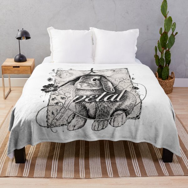Item preview, Cute Bunny Petal Cottagecore Vintage Sketch Art designed and sold by archabotte.