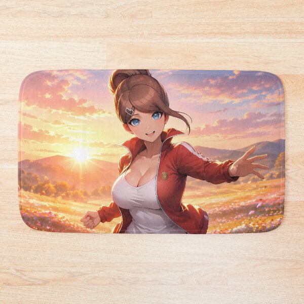 Item preview, Aoi Asahina Danganronpa Sunset Flower Field Run designed and sold by SolenneAzur.