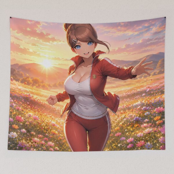 Item preview, Aoi Asahina Danganronpa Sunset Flower Field Run designed and sold by SolenneAzur.