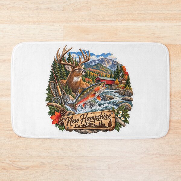Item preview, New Hampshire Hunting & Fishing designed and sold by Whimspired By Paxx.