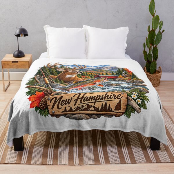 Item preview, New Hampshire Hunting & Fishing designed and sold by Whimspired By Paxx.