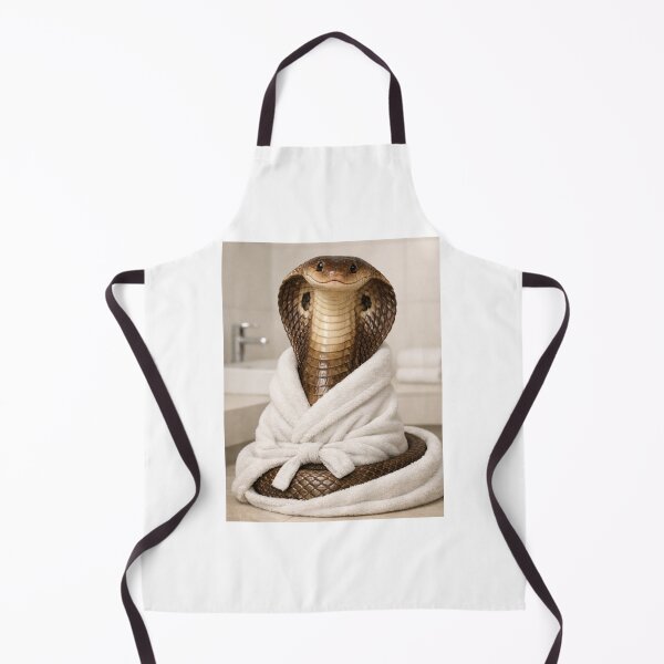Item preview, Indian Cobra Wearing a Bathrobe designed and sold by Sillytoe.