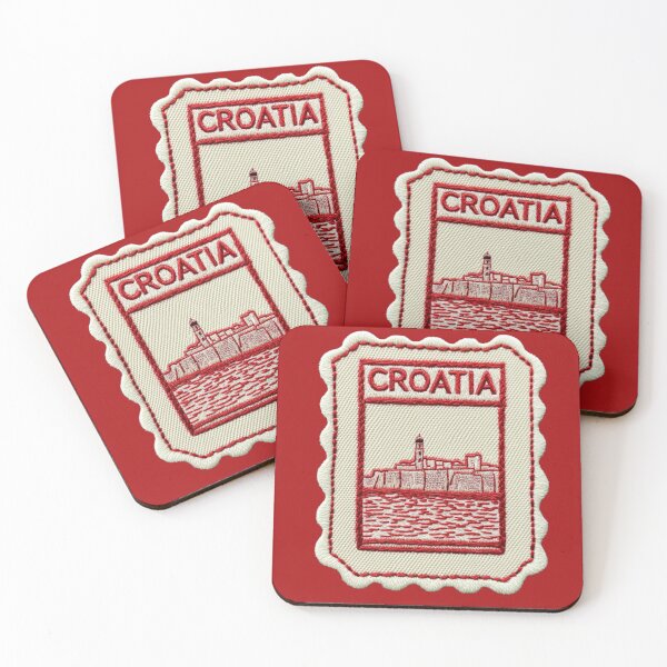 Item preview, Croatia Travel Souvenir Patch Dubrovnik Old Town designed and sold by tiigerdad.