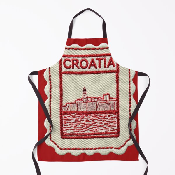 Item preview, Croatia Travel Souvenir Patch Dubrovnik Old Town designed and sold by tiigerdad.