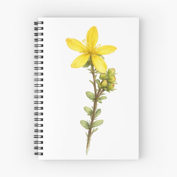 Item preview, Yellow St. John’s Wort Botanical Watercolor designed and sold by Shew Gallery.