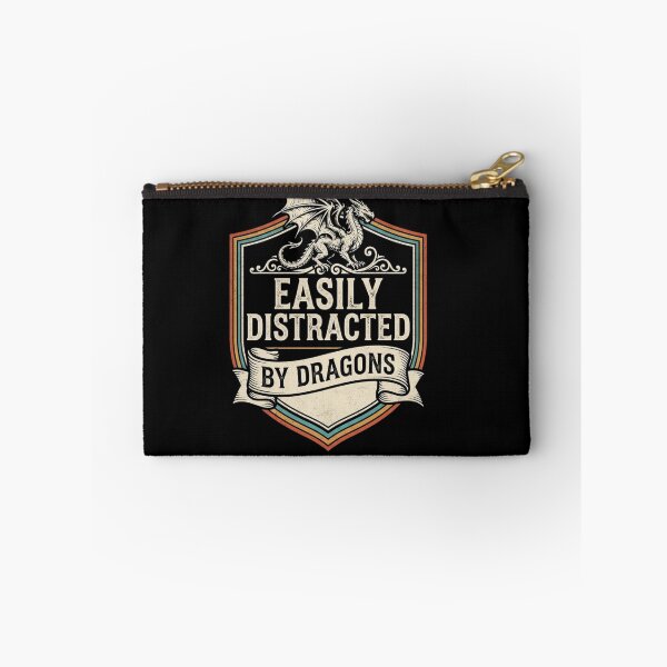 Item preview, Easily Distracted by Dragons Funny Fantasy Lover Design designed and sold by Ostericaimusa.