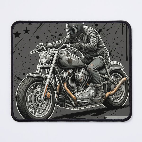 Item preview, Motorcycle Rider Grunge Streetwear T-Shirt designed and sold by DIUMERI.