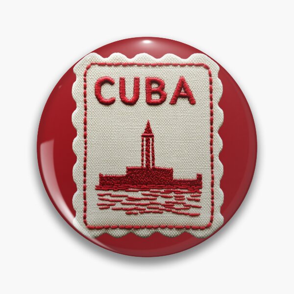 Item preview, Cuba Vintage Travel Patch Morro Castle Embroidered designed and sold by tiigerdad.