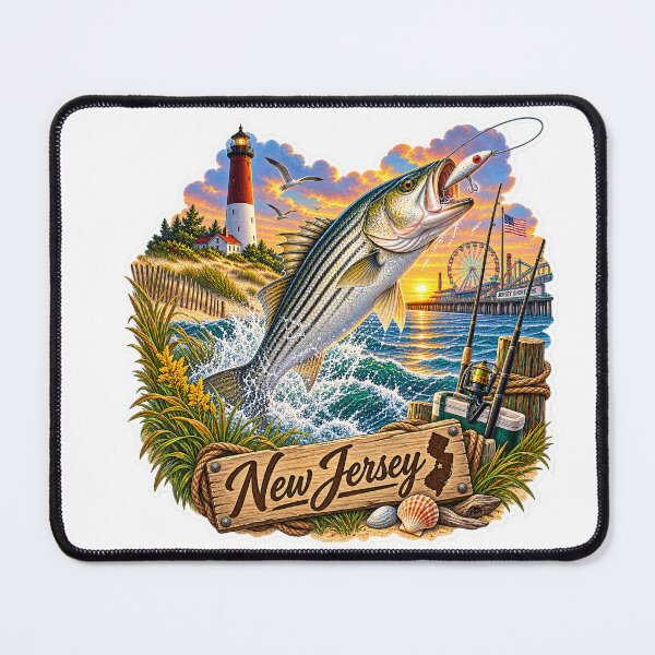 Item preview, New Jersey Hunting & Fishing designed and sold by Whimspired By Paxx.