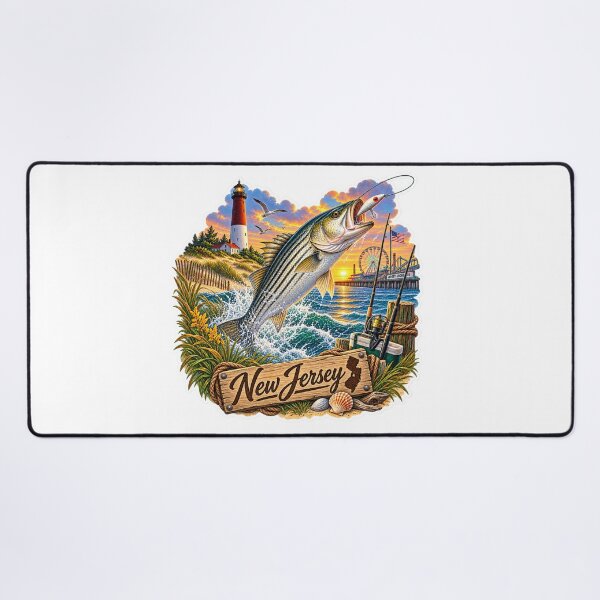 Item preview, New Jersey Hunting & Fishing designed and sold by Whimspired By Paxx.