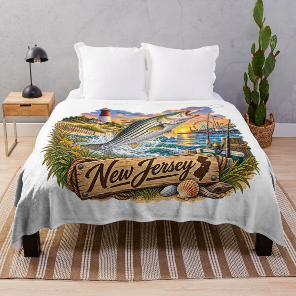 Item preview, New Jersey Hunting & Fishing designed and sold by Whimspired By Paxx.