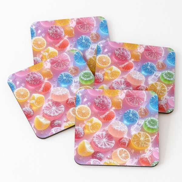 Item preview, Colorful fruit gum candy patterns designed and sold by angel-cat-22.