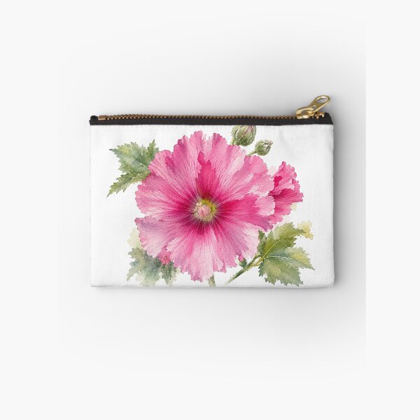 Item preview, Pink Rose of Sharon Botanical Watercolor designed and sold by Shew Gallery.