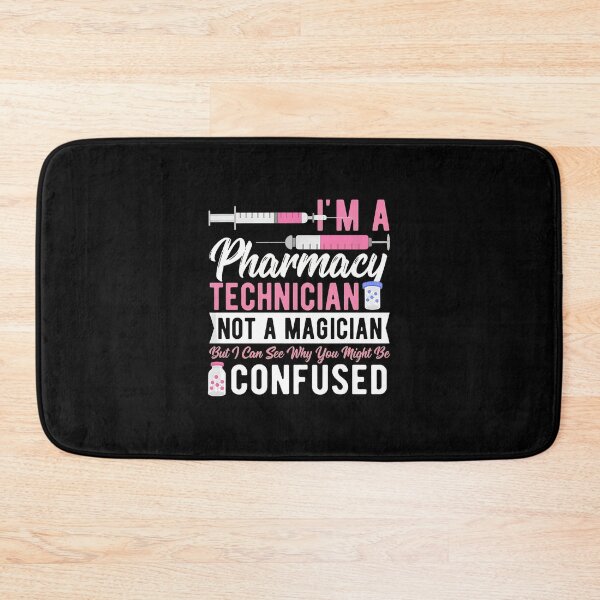 Item preview, Pharmacy Technician Not A Magician Confused Funny designed and sold by RoseMorrison.
