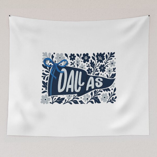Item preview, Dallas Floral Pennant  designed and sold by zanediogo.