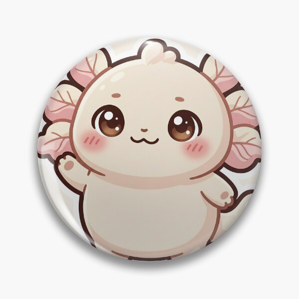 Item preview, Cute Chubby Axolotl Pastel Kawaii Sticker designed and sold by DIUMERI.