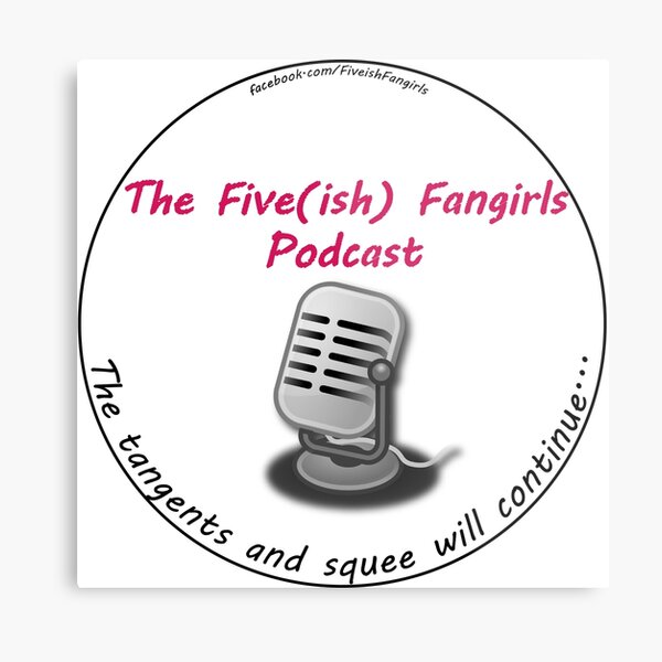Five(ish) Fangirls Minimal Logo Metal Print