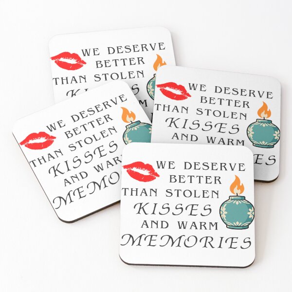 Item preview, We deserve better than stolen kisses and warm memories - Blood of the Wernashi designed and sold by Wernashi.