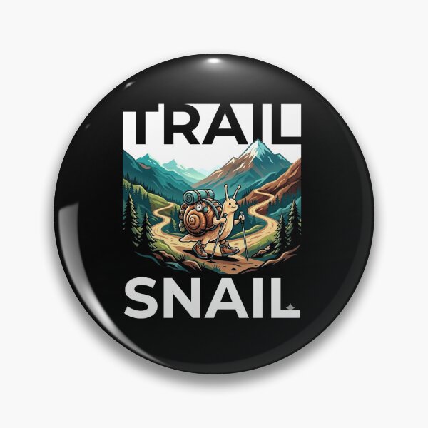 Item preview, Trail Snail Funny Hiking Adventure Mountain Lover Outdoor Design designed and sold by MiALopezArt.
