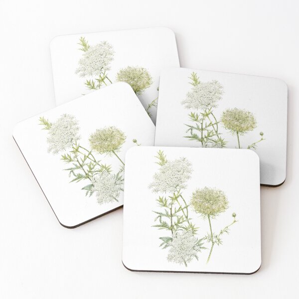 Item preview, Queen Anne’s Lace Botanical Watercolor designed and sold by Shew Gallery.
