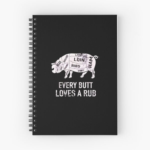 Item preview, Pig Meat Cuts Every Butt Loves A Rub BBQ Grill designed and sold by RogerKa.