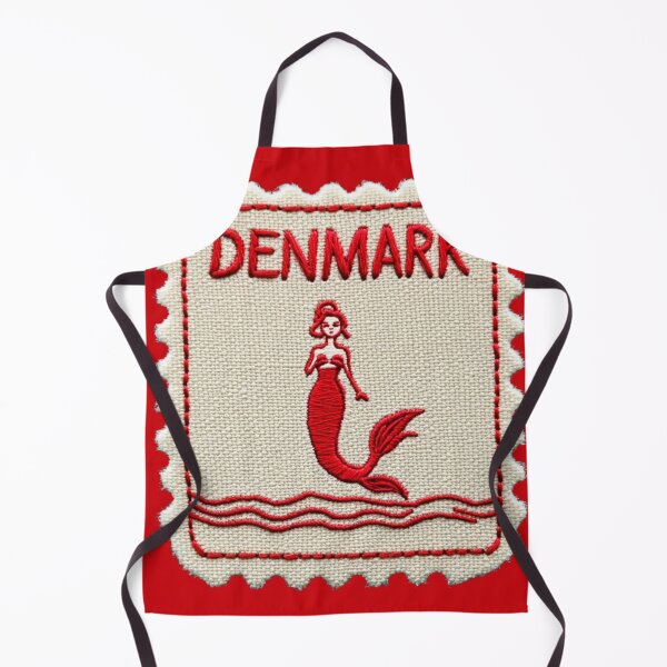 Item preview, Denmark Travel Patch Little Mermaid Embroidered designed and sold by tiigerdad.