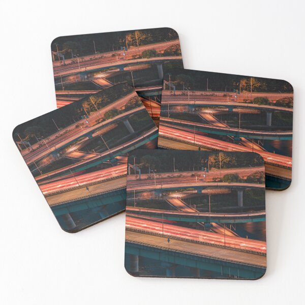 Item preview, Curved Highway Loop with Light Trails designed and sold by Nightwindow.