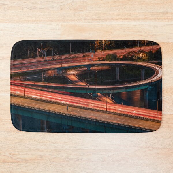 Item preview, Curved Highway Loop with Light Trails designed and sold by Nightwindow.