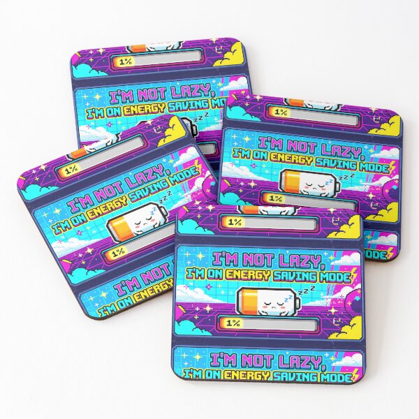 Item preview, Zzz Energy Saving Mode Neon Colors designed and sold by ART ATTACK ZONE.