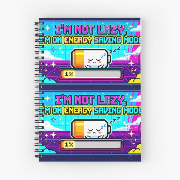 Item preview, Zzz Energy Saving Mode Neon Colors designed and sold by ART ATTACK ZONE.