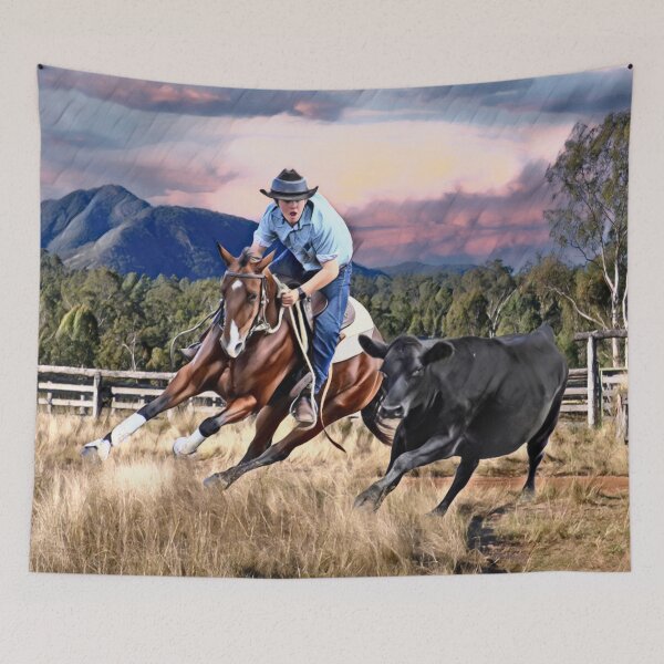 Item preview, COW HORSE, COUNTRY ART FOR HOME DECOR AND ATTIRE designed and sold by Barbara Jean Photo Art And Design.