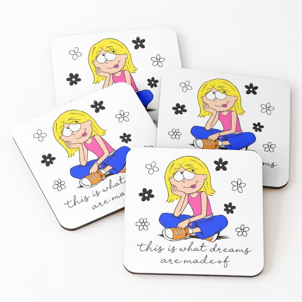 Item preview, Cute Cartoon Girl Dreams Floral  designed and sold by rumortolayo.